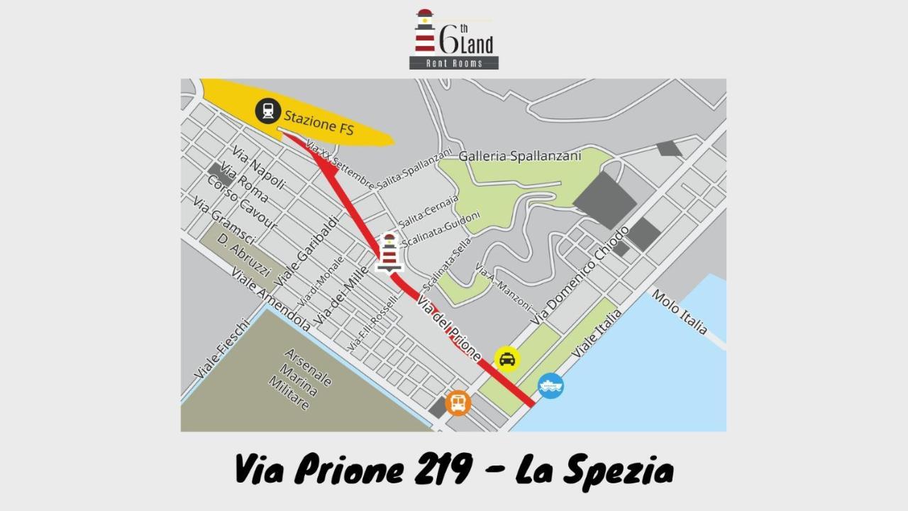 6Th Land - Rent Rooms Affittacamere La Spezia Zewnętrze zdjęcie